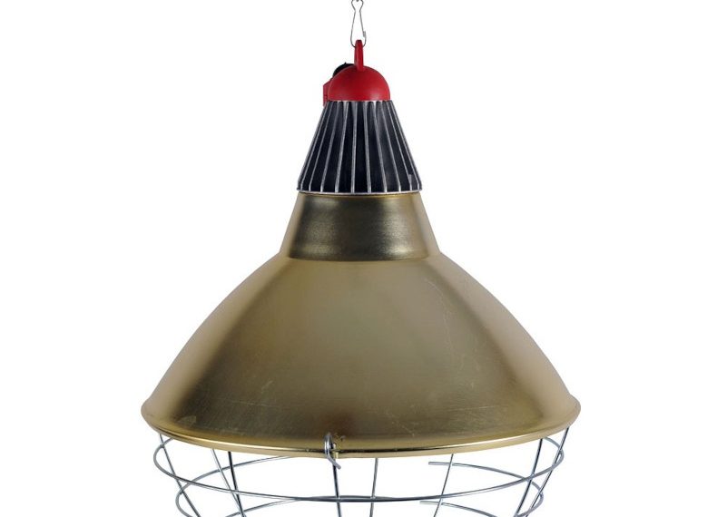 Strålvärmelampa med sparknapp